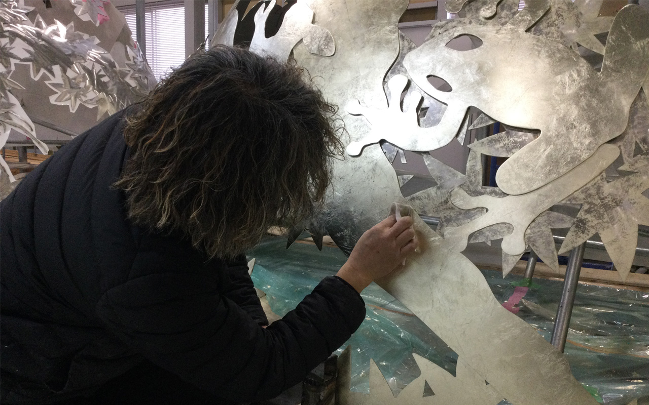 仕上がりの確認作業