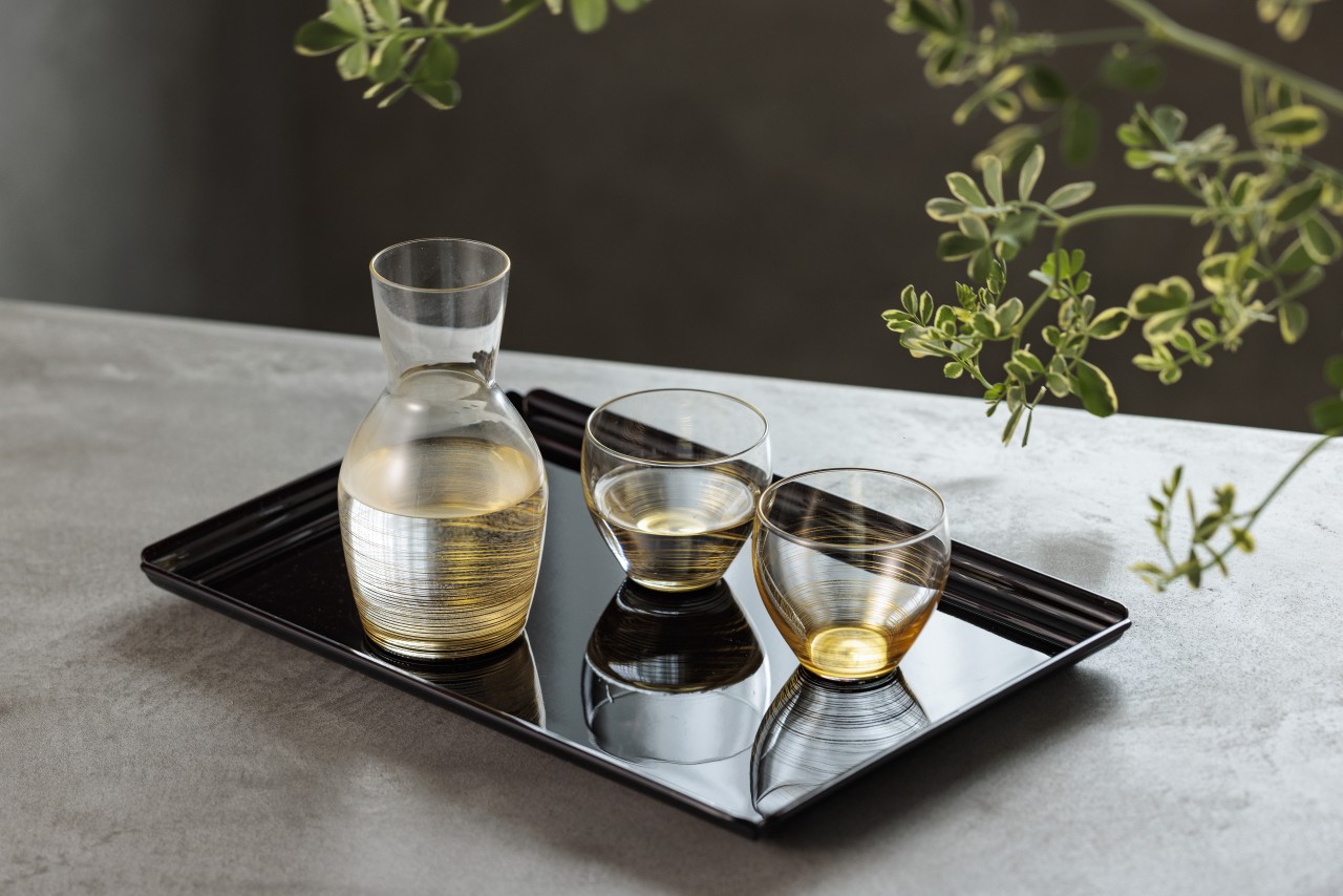 千筋酒器グラス