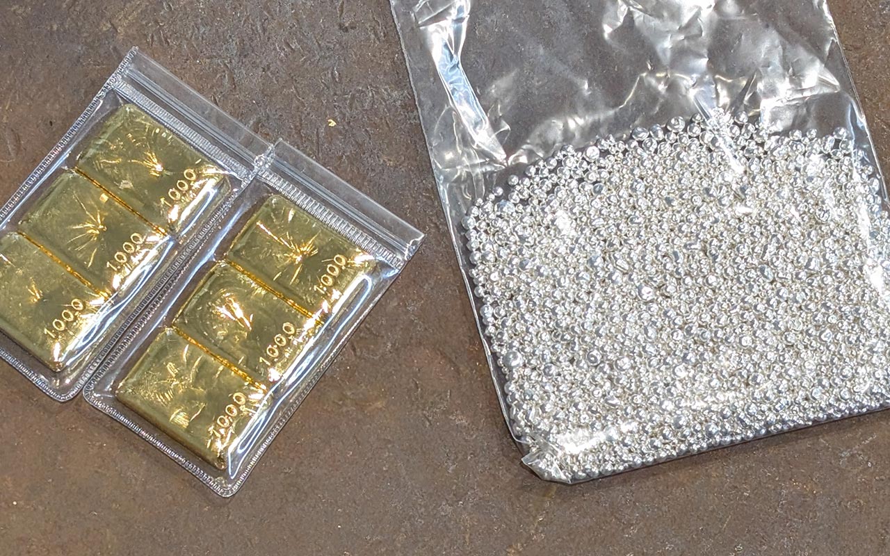 原料とされるリサイクルされた金属