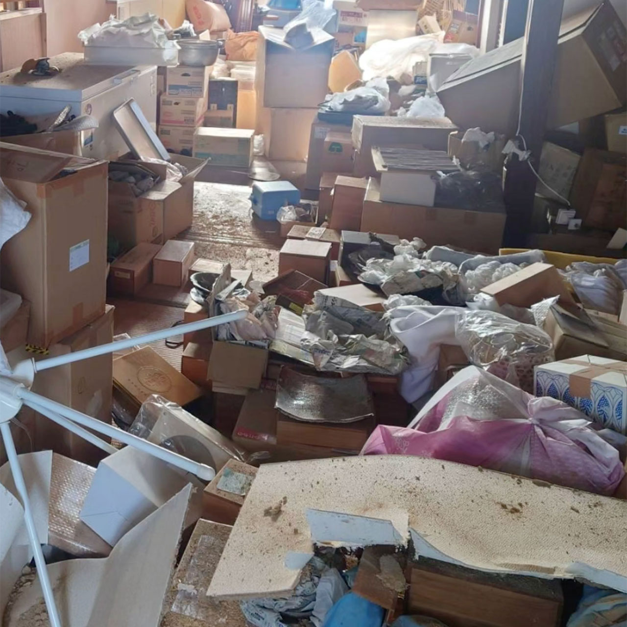 2024年1月被災した一本杉川嶋の店内