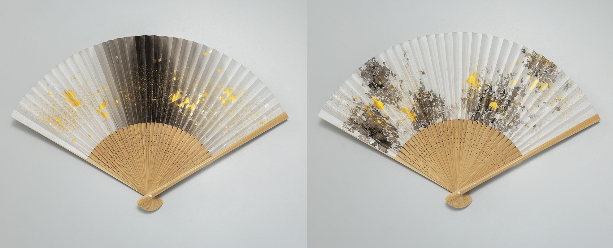 〜天才絵師の美を扇面に宿して〜 金沢箔扇子に新柄登場。長谷川等伯と俵屋宗達の美意識を今に伝える新シリーズ発売