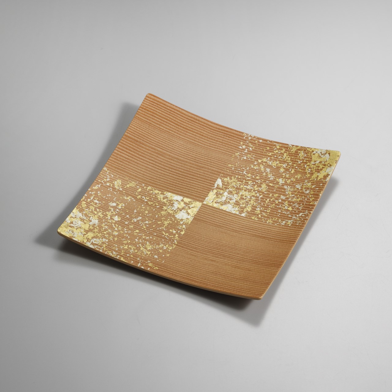 市松 木製スクエアプレート