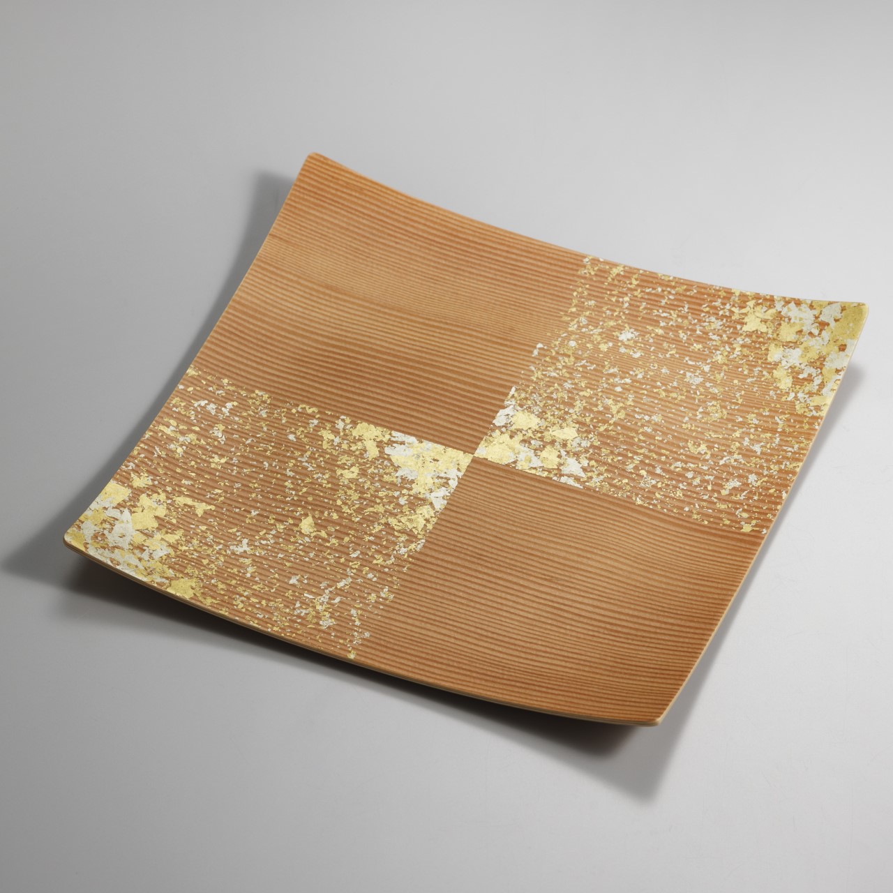 市松 木製スクエアプレート